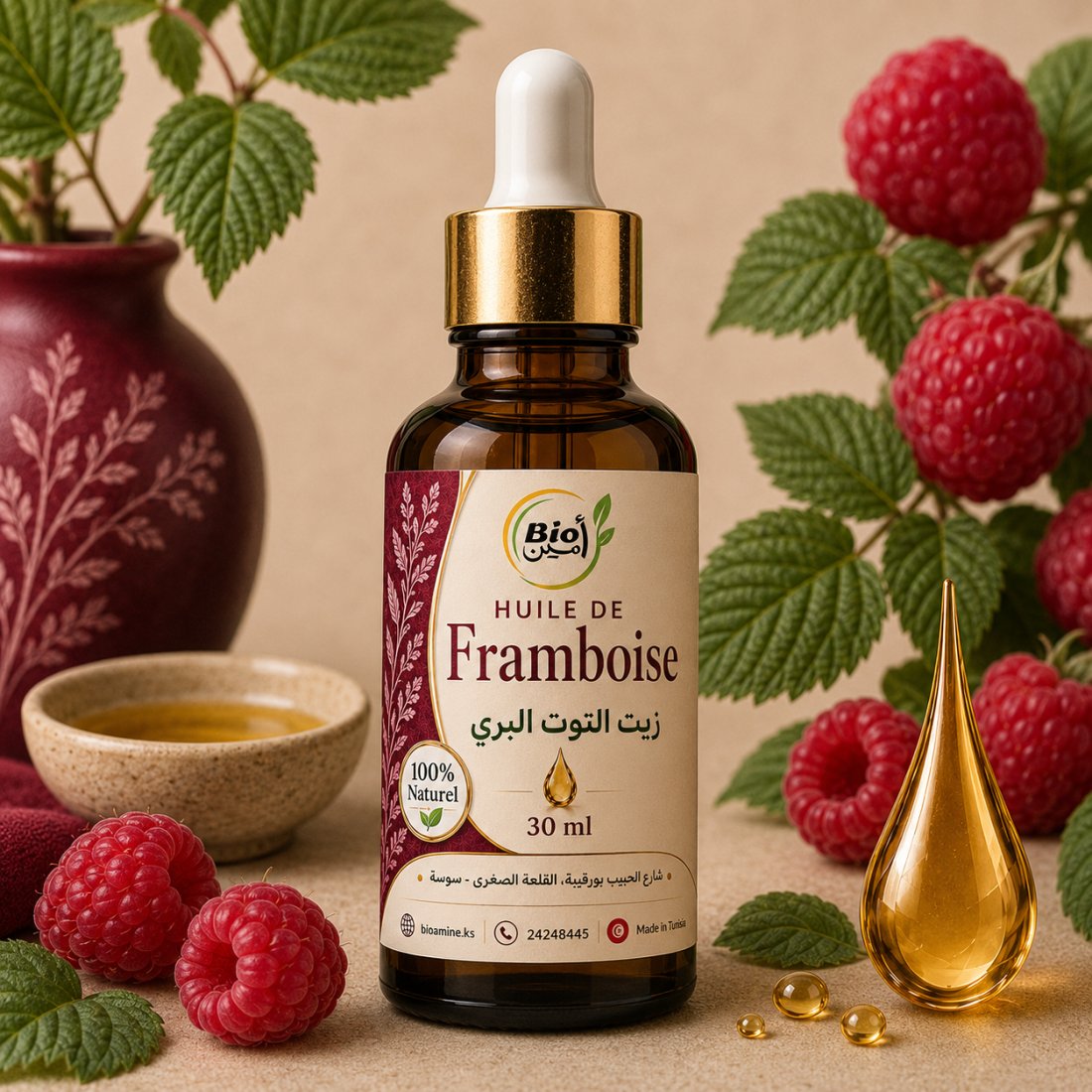 Huile de Pépins de Framboise